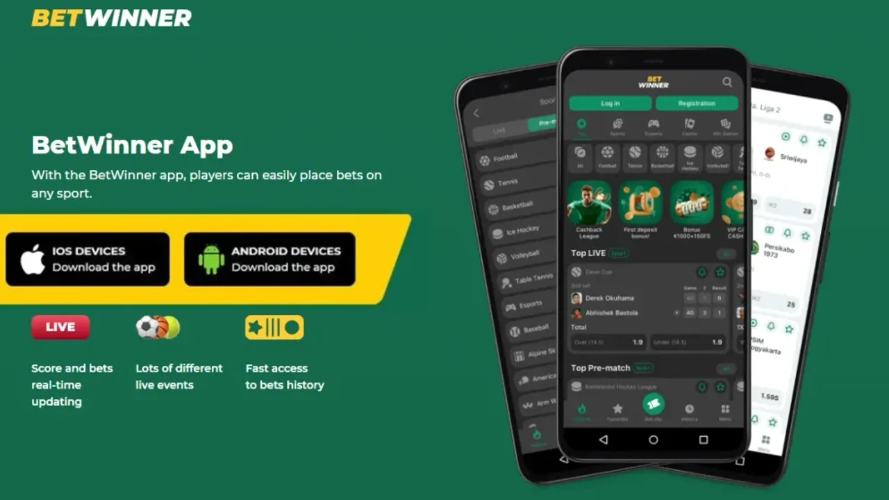 BetWinner Android and iOS apps
